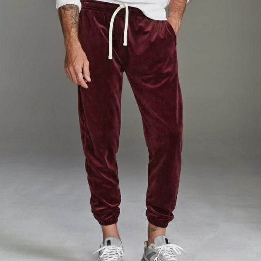 Todd Snyder Burgundy Joggers